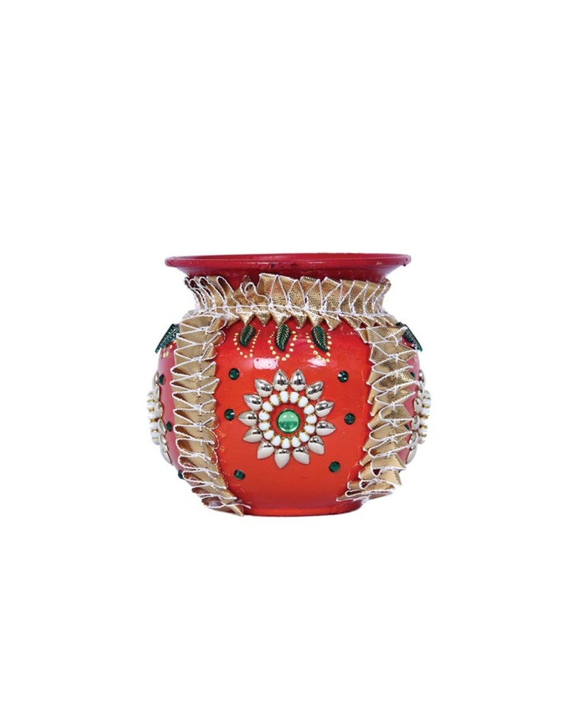 St. Steel Hand Painted Lota 4.5