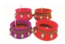(3”) Matki Diyas with wax In Gift Box (Set of 4)