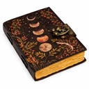 Leather Printed Multi Moon Journal – 5" x 7"