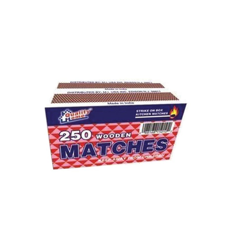 250 Wooden Matches (Pack of 2)