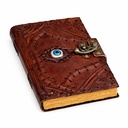 Leather Embossed Evil Eye Journal – 5" x 7"