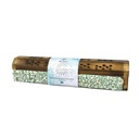 Amazonite Elements Wooden Coffin Box