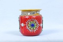 St. Steel  Hand Painted Lota 4.5”