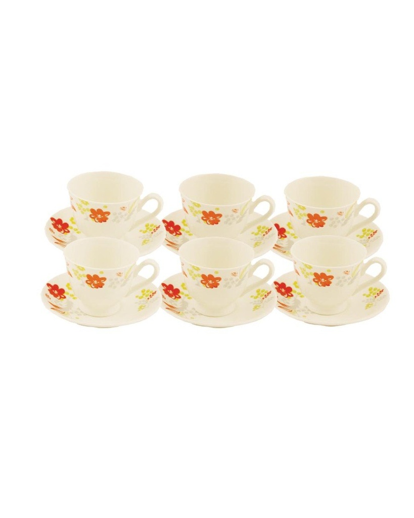 Bone China cup and Saucer Set of 6 Cup size (2.25”)