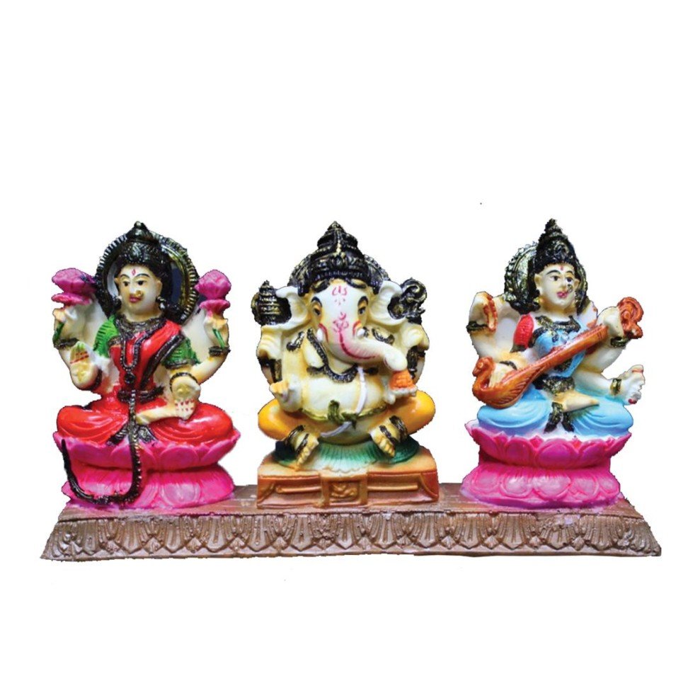 Laxmi, Ganesha, Saraswati (3.25”)