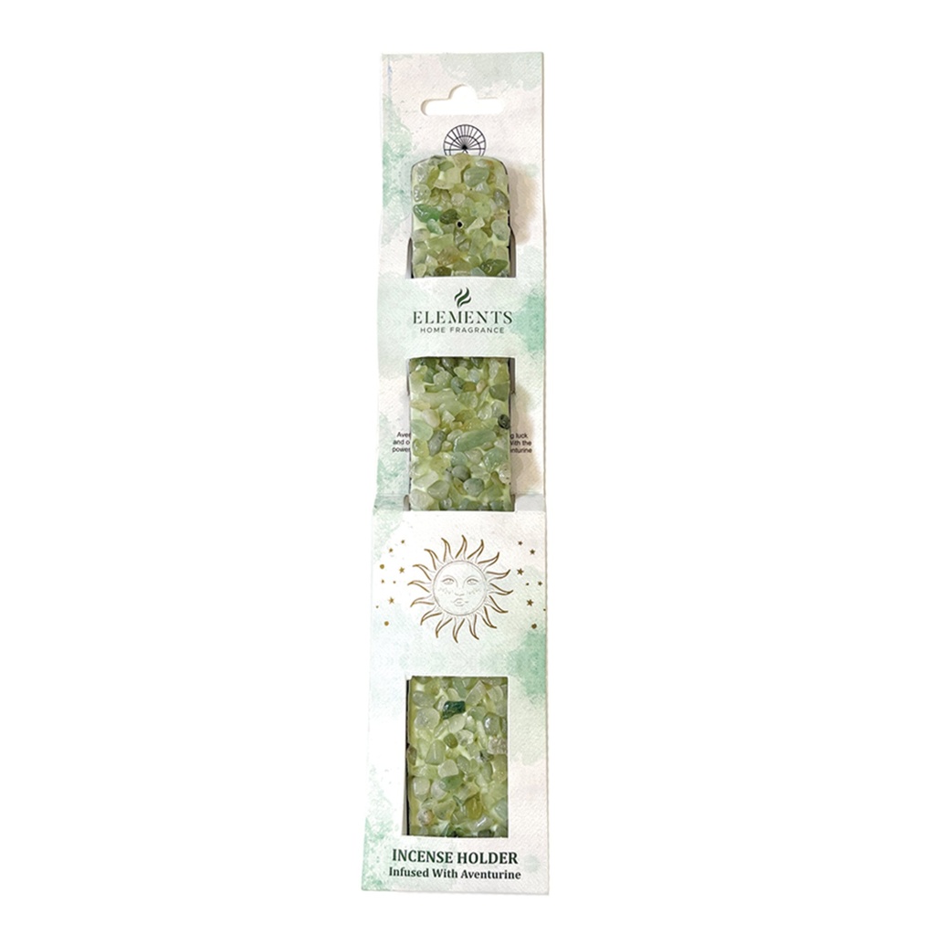 [14618] Aventurine Elements Incense Ash Catcher