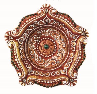 Elephant Diya (6”)
