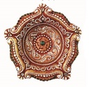 Elephant Diya (6”)