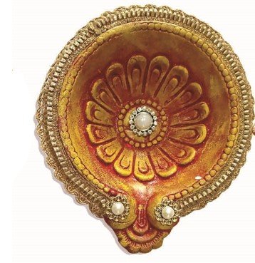 Peacock Diya