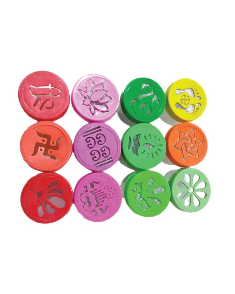 Rangoli Dibbi Stencils (Set of 12)