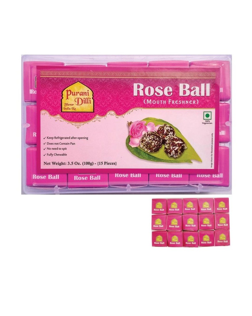 Rose Mukhwaas Balls (15 pcs)