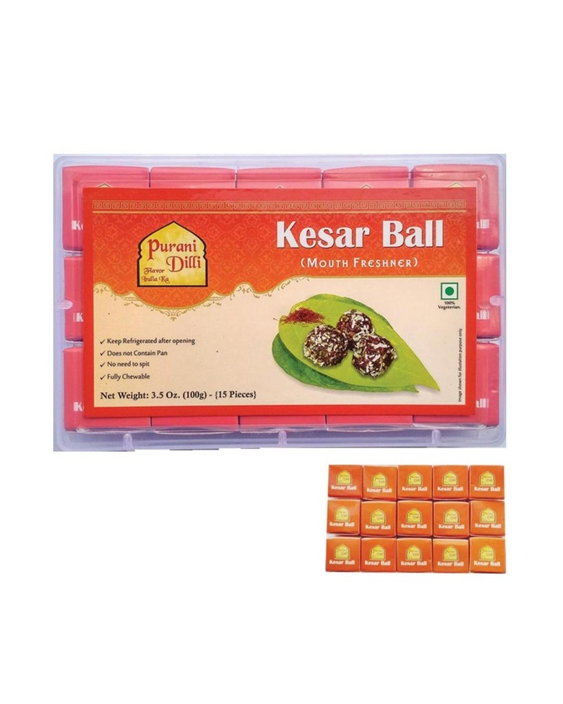 Kesar Mukhwaas Balls (15 pcs)