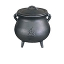 Triquetra Cast Iron Cauldron – 7"