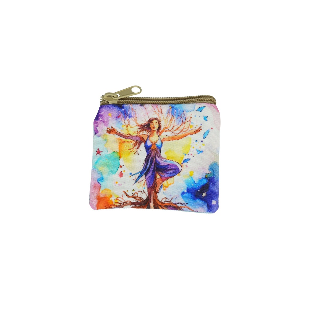 [14717] Yoga Coin Purse – 3.5" x 4"