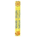 11" Yellow Hand-Painted Wooden Incense Ash Catchers