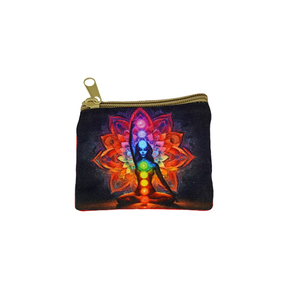 [14729] Yoga Tree Coin Purse – 3.5" x 4"
