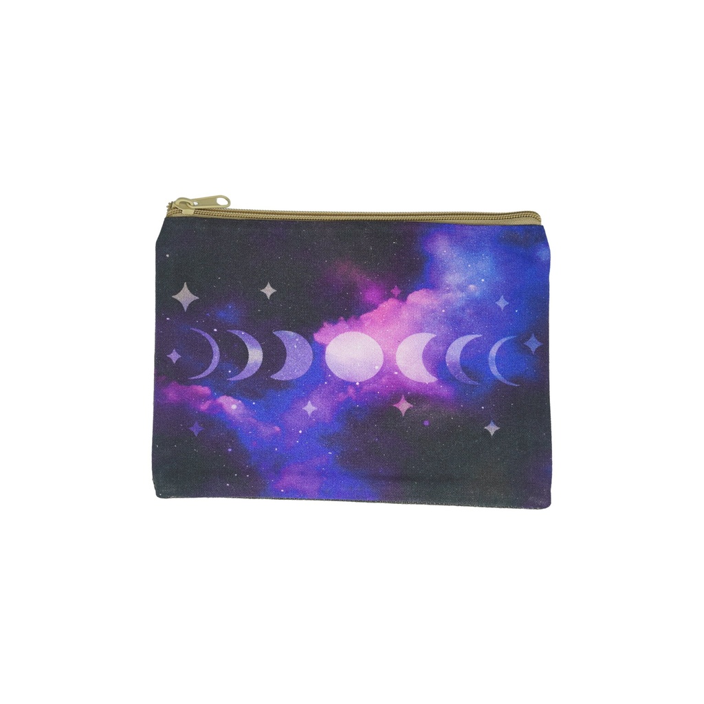 [14746] Moon Phase Cosmetic Purse – 8.5" x 6"