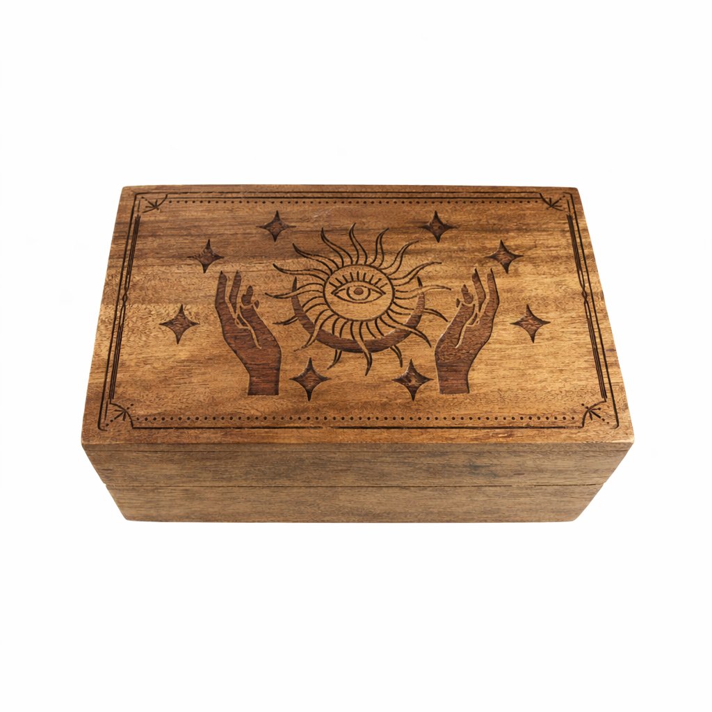 Solar Oracle Wooden Box – 4" x 6"