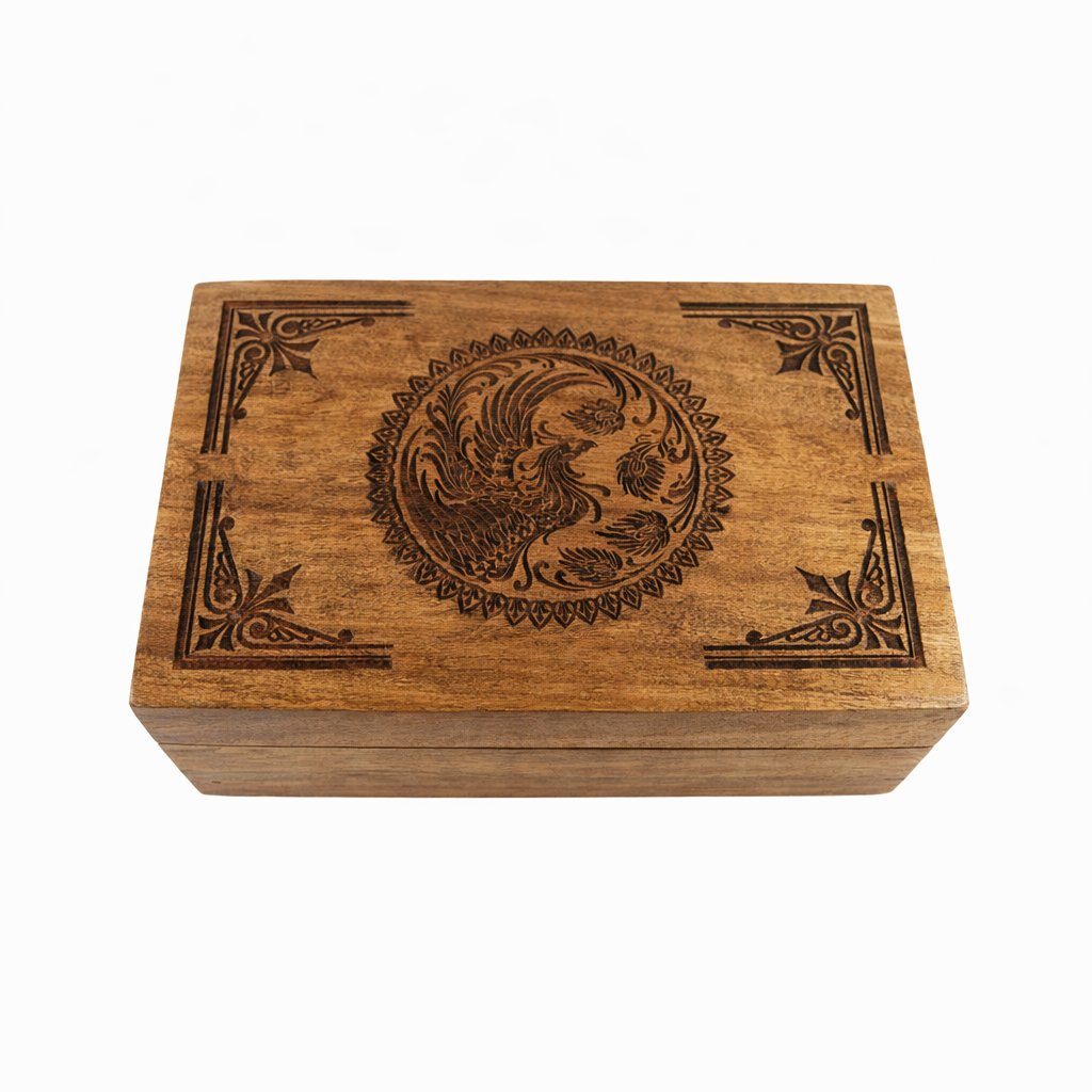 Serpent's Circle Wooden Box – 4" x 6"