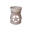 Soapstone Oil Lamp – 3.5" (Style 5)