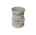 Soapstone Oil Lamp – 3.5" (Style 9)