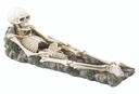 Skull Incense Burner Ashcatcher – 12" / White
