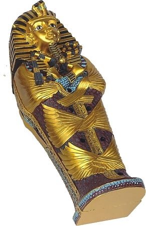 [31511] Egyptian Incense Burner Box – 11" Polyresin