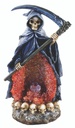 Red Grim Reaper Backflow Burner w/ LED – 10"