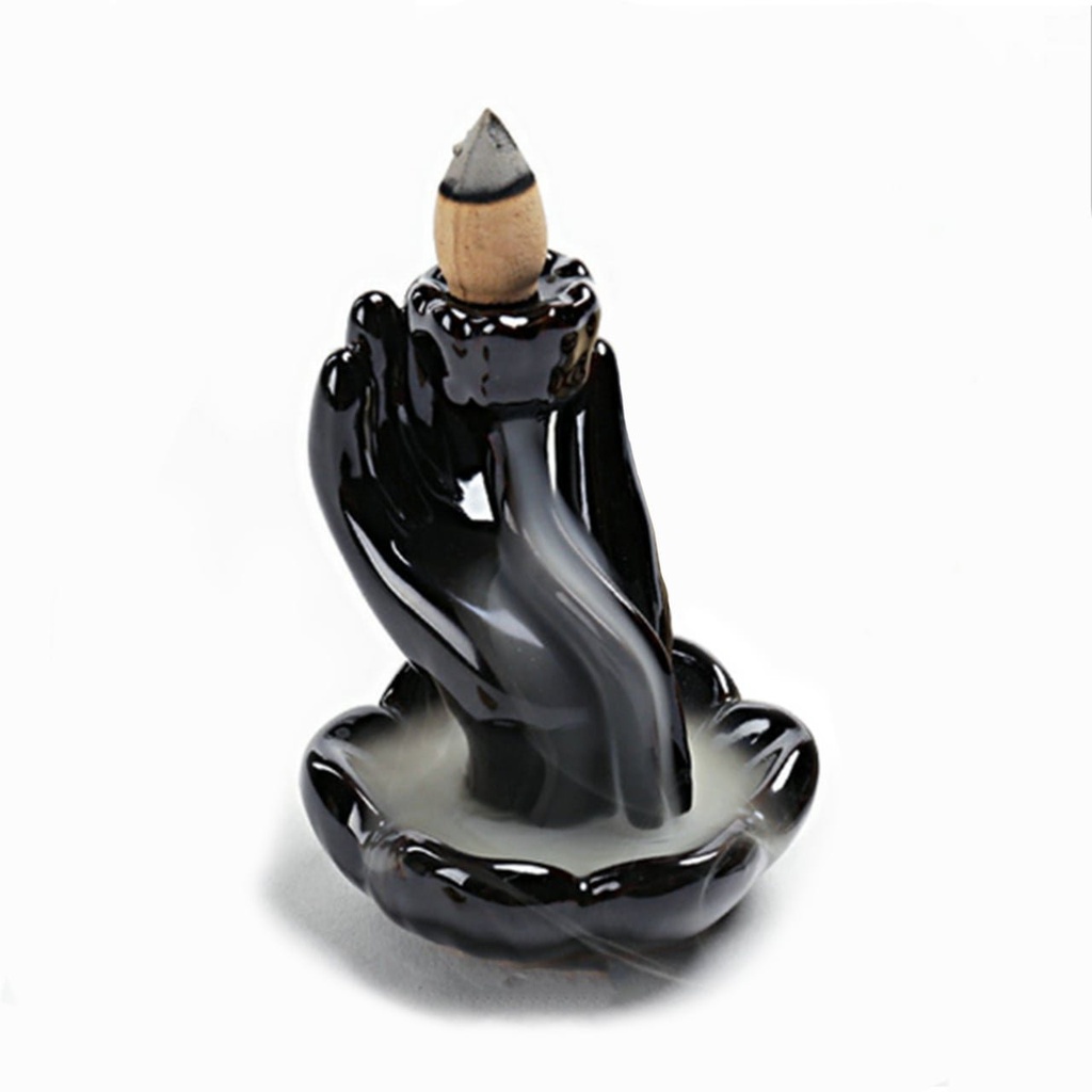 [31548] Hand Waterfall Ceramic Backflow Burner