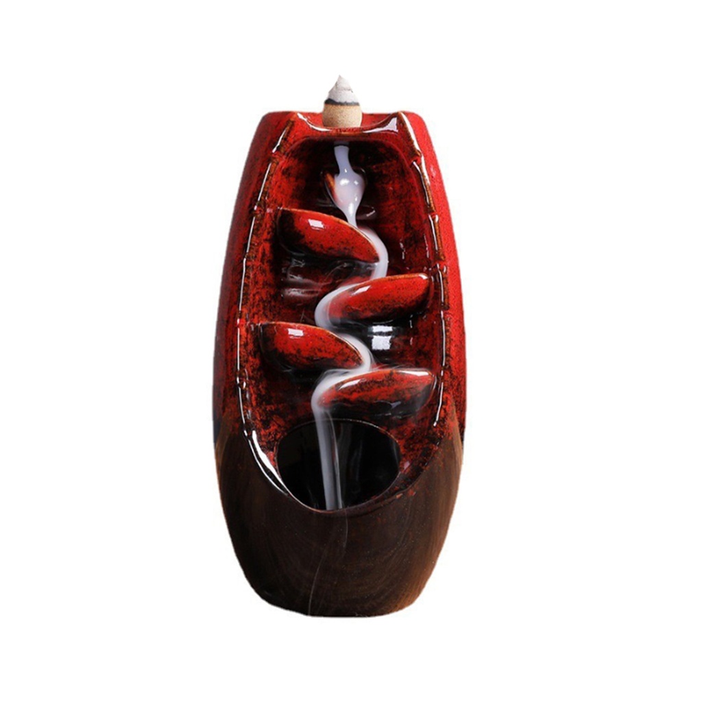 [31591] Crimson Zen Ceramic Backflow Burner