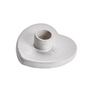 3.5" White Heart Ceramic Palo Santo Burner