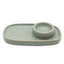 6.5" Sage Green Ceramic Burner Plate