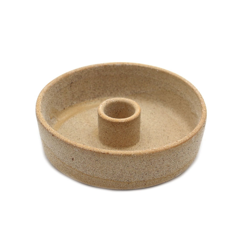 Textured Beige Ceramic Palo Santo Burner