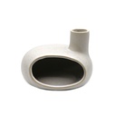 Grey Ceramic Smudge Chimney