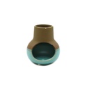 Mini Half Turquoise Ceramic Palo Santo Chimney