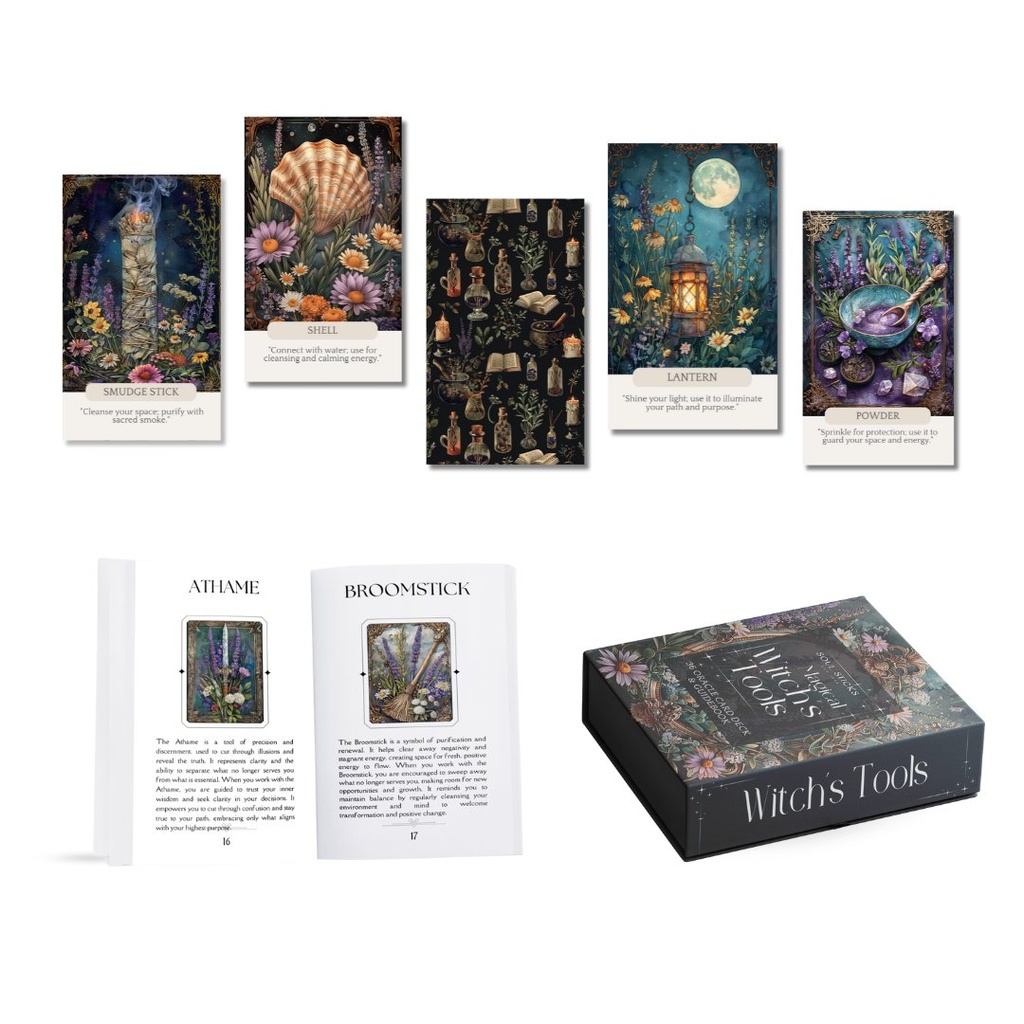 [32125] Magical Witch's Tools Oracle Card Deck