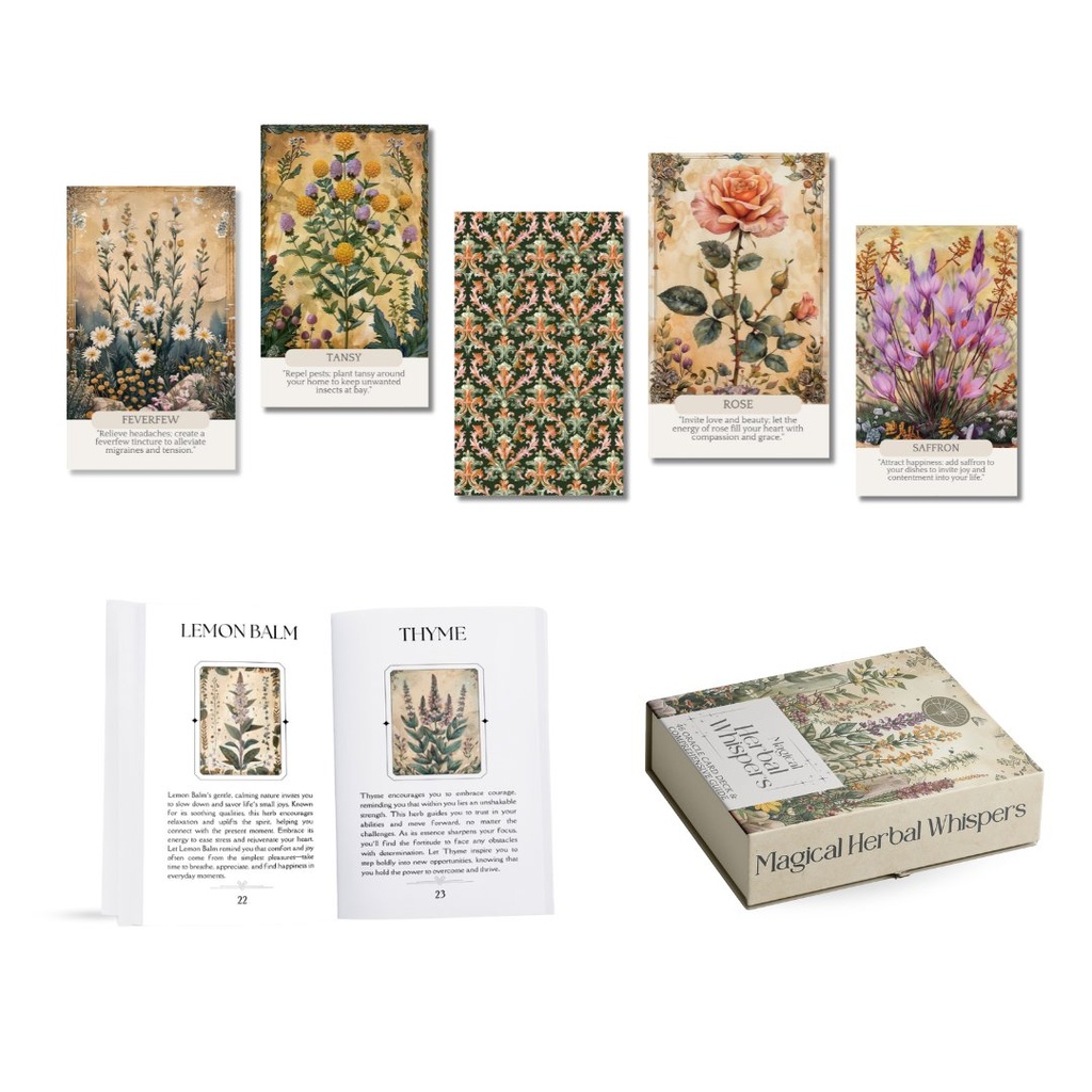 [32126] Magical Herbal Whispers Oracle Card Deck