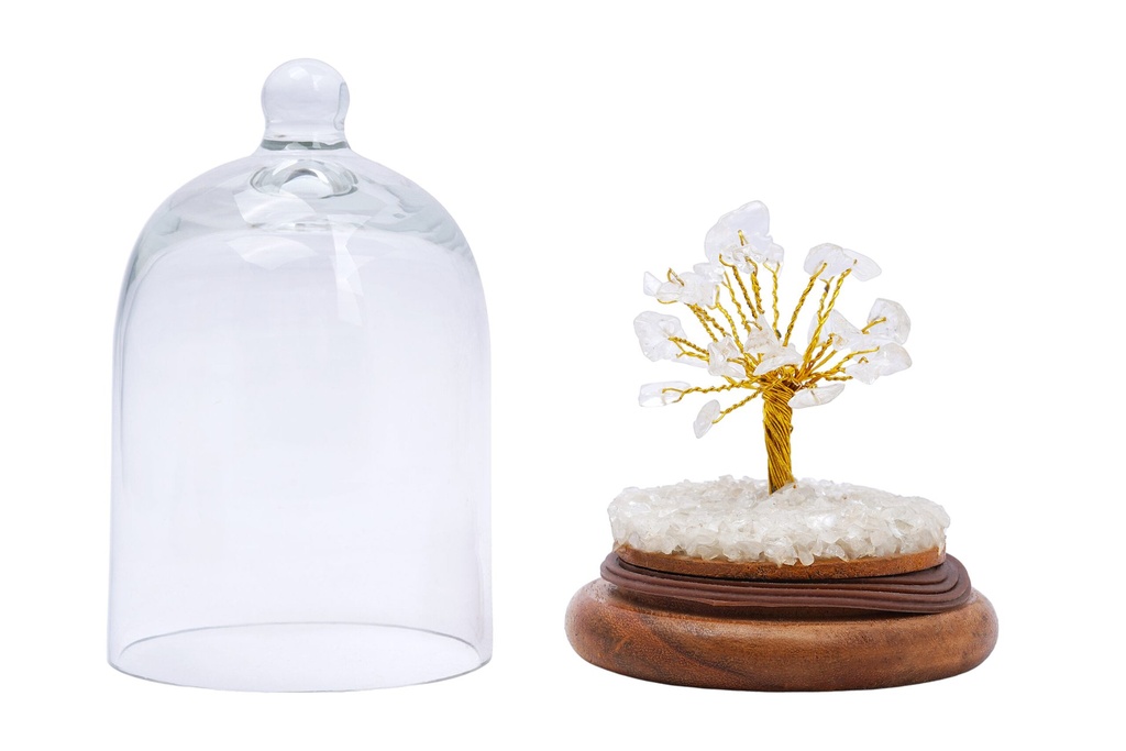 Clear Quartz Crystal Dome Tree