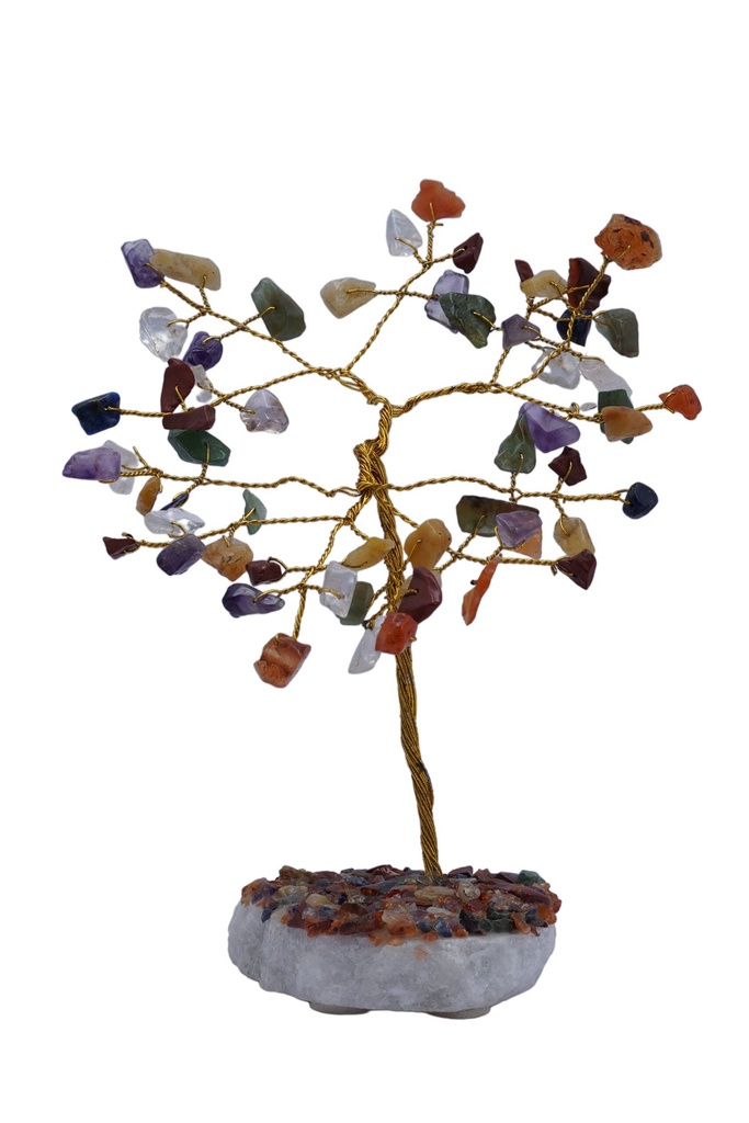 [32168] 7 Chakras Stone Crystal Tree – 60 Beads
