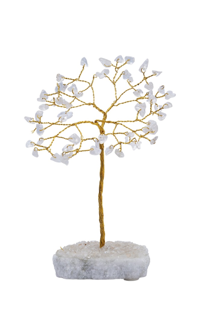 Clear Quartz Stone Crystal Tree – 60 Beads