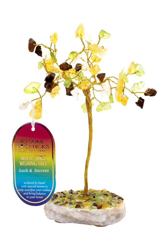 [32184] Luck and Success Stone Crystal Tree – 60 Beads